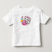 かわいいY2Kキティスパークル幼児Tシャツ トドラーTシャツ (正面)