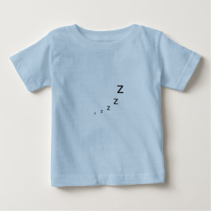 かわいいZzzおやすみベビーTシャツ - ミニマルな昼寝タイム ベビーTシャツ