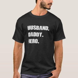 かわいおもしろいいお父様の日の贈り物 – 妻の娘の息子 Tシャツ