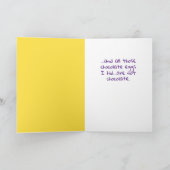 かわいおもしろいいイースター豚と耳の写真付き カード (内部)