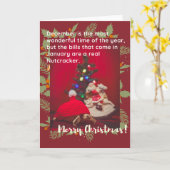 かわいおもしろいいクリスマスベビースルカタガメ カード (黄色い花)