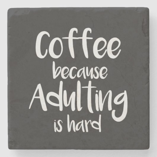 かわいおもしろいいコーヒーコースター ストーンコースター (正面)