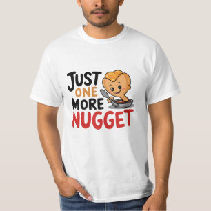 かわいおもしろいいチキンナゲットデザイン Tシャツ