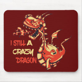 かわいおもしろいいファイアドラゴン引用文 マウスパッド