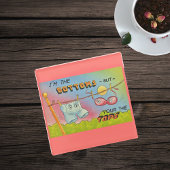 かわいおもしろいい下着ぶら下がったの着替え ガラスコースター