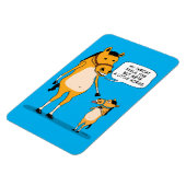 かわいおもしろいい大きな馬と小さな馬 マグネット (左側)