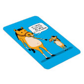 かわいおもしろいい大きな馬と小さな馬 マグネット (右側)