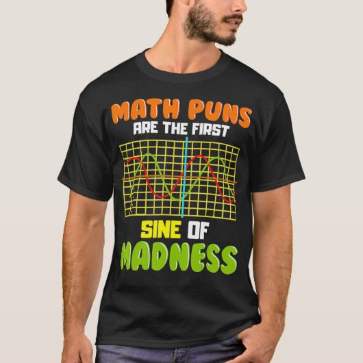 かわいおもしろいい数学のパンスはマドンの最初のサイン Tシャツ (正面)