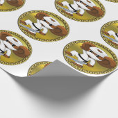 かわいおもしろいい漫画チュブラシカ ラッピングペーパー (角)