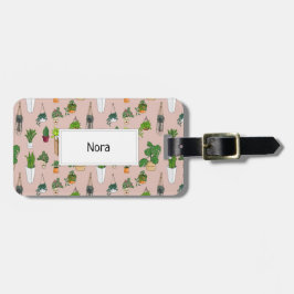 かわいおもしろいい観葉植物 ラゲッジタグ