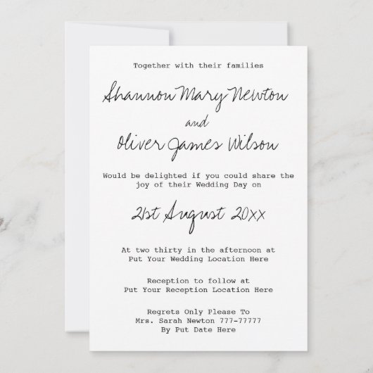 かわいお洒落い鳥と鳥屋さんの結婚式の招待 招待状 (裏面)