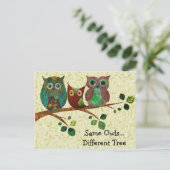 かわいお洒落る住所の変更 案内ポストカード (スタンド正面)