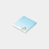 かわいくおもしろいな冬のペンギン ポストイット (アングル)