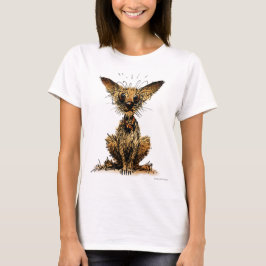 かわいくおもしろいな子犬座 Tシャツ