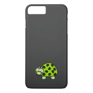 かわいくお洒落なカメの女性 iPhone 8 PLUS/7 PLUSケース