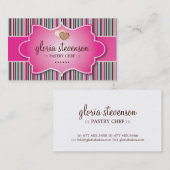 かわいくお洒落なクッキーの名刺 名刺 (正面/裏面)