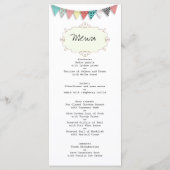 かわいくお洒落な鳥および巣箱メニュー メニュー (裏面)