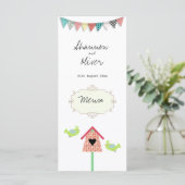 かわいくお洒落な鳥および巣箱メニュー メニュー (スタンド正面)