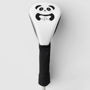 かわいくガーリーなベビーのパンダくまのモノグラム ゴルフヘッドカバー