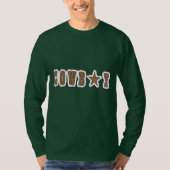 かわいくシンプルなカウボーイ Tシャツ (正面)