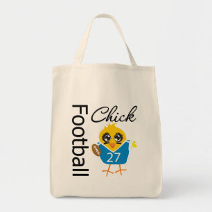 かわいくスポーティなひよこのフットボールのひよこ トートバッグ