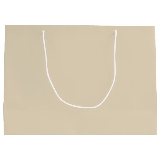 かわいくパーソナライズで小さいライオンのベビーシャワーのギフトバッグ ラージペーパーバッグ (裏面)