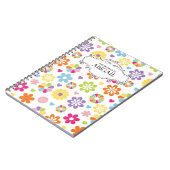 かわいくパーソナライズな螺旋綴じのノート ノートブック (左側)