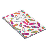 かわいくパーソナライズな螺旋綴じのノート ノートブック (右側)