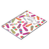 かわいくパーソナライズな螺旋綴じのノート ノートブック (左側)