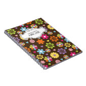 かわいくパーソナライズな螺旋綴じのノート ノートブック (右側)