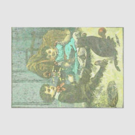 かわいくビクトリアンなヴィンテージのdecoupage 薄葉紙