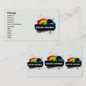 かわいくフルーツのようなサウジアラビア 名刺 (正面/裏面)