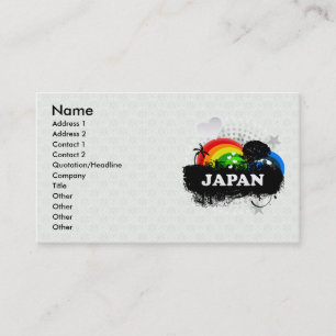 かわいくフルーツのような日本 名刺