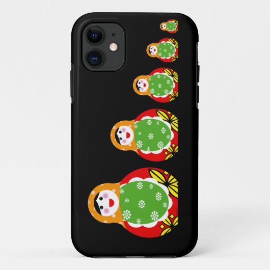 かわいくロシアのなネスティング人形 Case-Mate iPhoneケース (裏面)