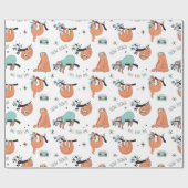 かわいく不精な怠惰 ラッピングペーパー (フラット)