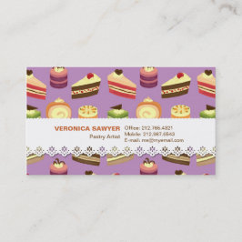 かわいく及びカラフルな茶は図解入りの、写真付きのなパターンを固めます 名刺