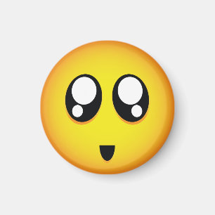 かわいく及び小さく大きい涙の目のemoji マグネット
