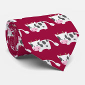 かわいく及び愛らしい牛 ネクタイ (ロール)