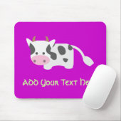 かわいく及び愛らしい牛 マウスパッド (マウス)