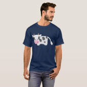 かわいく及び愛らしい牛 Tシャツ (正面フル)