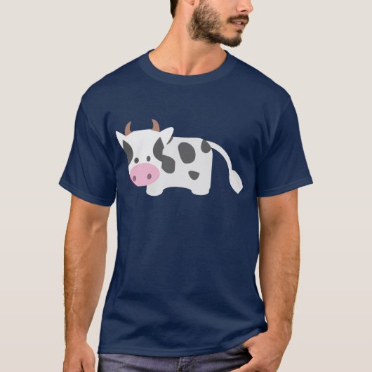 かわいく及び愛らしい牛 Tシャツ (正面)
