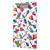 かわいく多彩なオウムの鳥 クリップボード (左)