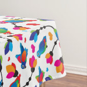 かわいく多彩なオウムの鳥 テーブルクロス (インサイチュ)