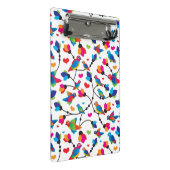 かわいく多彩なオウムの鳥 ミニクリップボード (アングル)