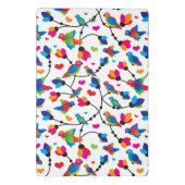 かわいく多彩なオウムの鳥 ミニクリップボード (裏面)