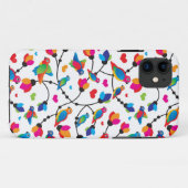 かわいく多彩なオウムの鳥 Case-Mate iPhoneケース (裏面(横))