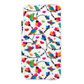 かわいく多彩なオウムの鳥 INCIPIO iPhoneウォレットケース (フォリオ 正面)