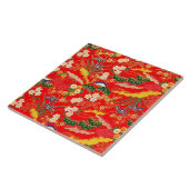 かわいく多彩な日本の花パターン タイル (側面)