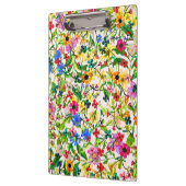 かわいく多彩な春の花柄の花 クリップボード (左)