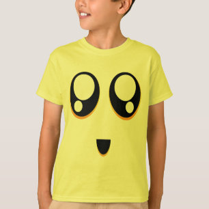 かわいく大きい目のemoji tシャツ